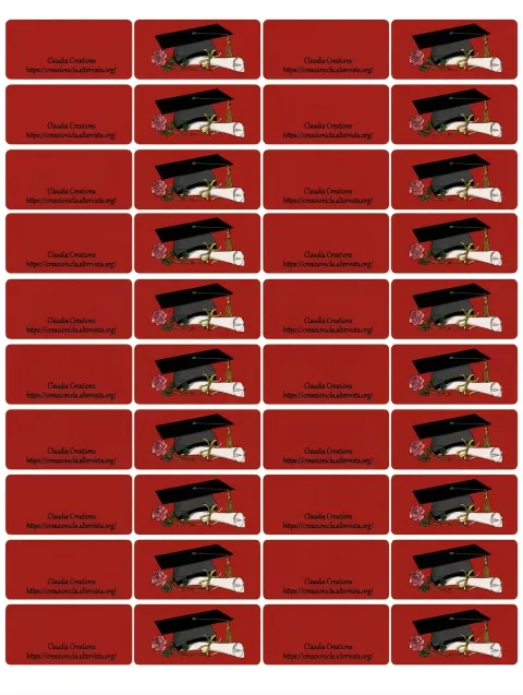 Bigliettini bomboniere Laurea