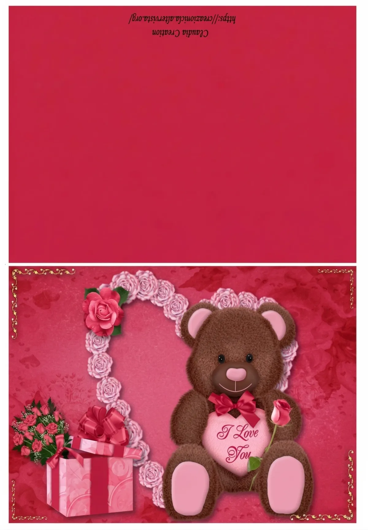 Biglietto d'auguri per San Valentino