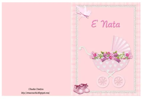 Card auguri nascita