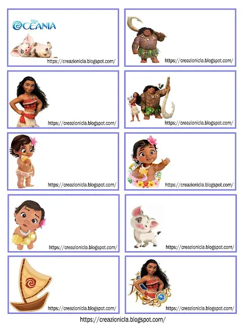 Etichette Back to school Oceania