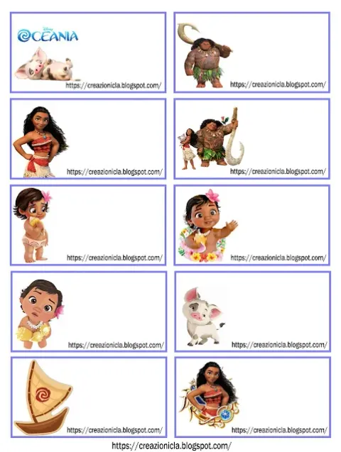 Etichette Back to school Oceania