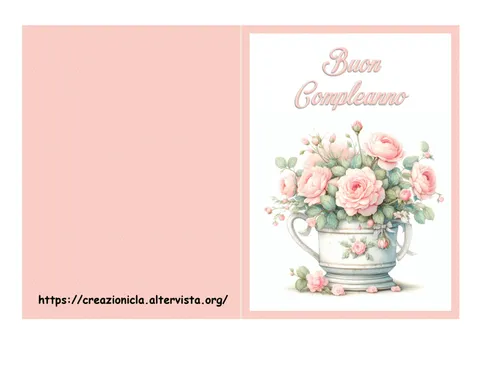Biglietto D'auguri compleanno