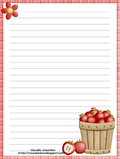 Carta da lettere Autunno