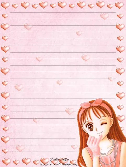 Carta da lettere stampabile