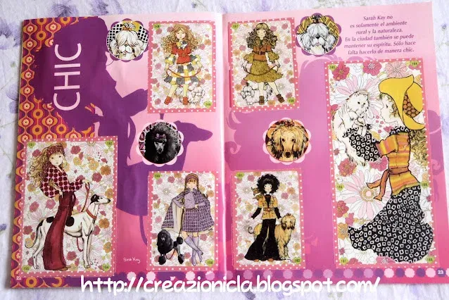 Album figurine Sarah Kay Colección de Oro 2011 Argentina completo