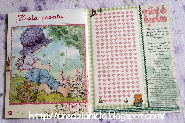 Album figurine Sarah Kay Colección de Oro 2011 Argentina completo