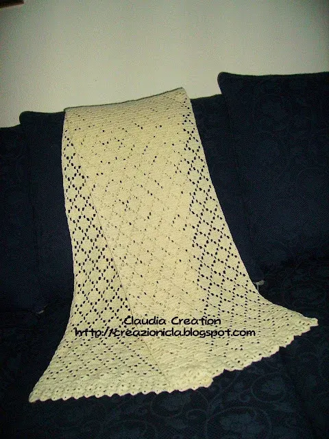 Sciarpa all'uncinetto