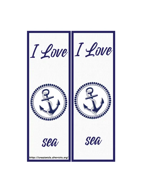 Segnalibro stampabile