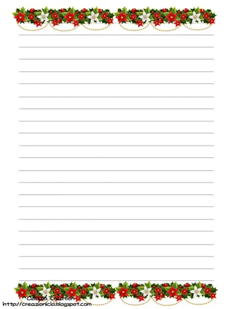 Carta da lettere Natalizia