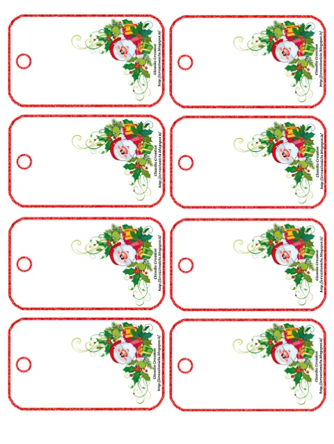 Etichette per Natale