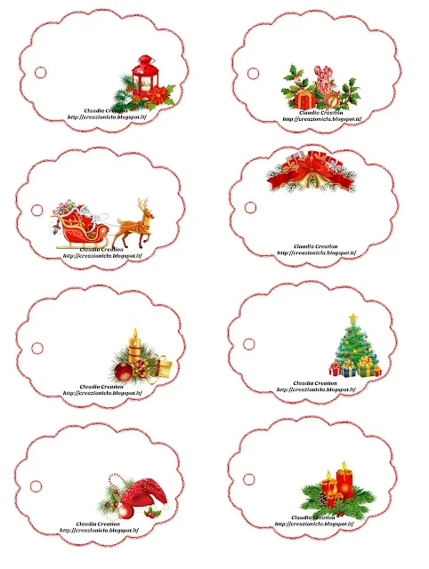 Etichette Natale