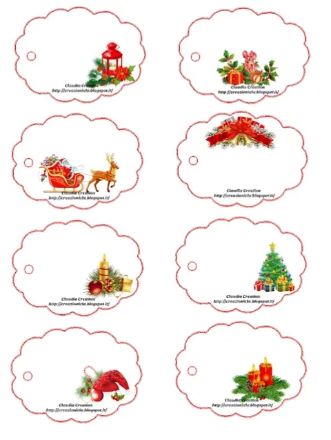 Etichette Natale
