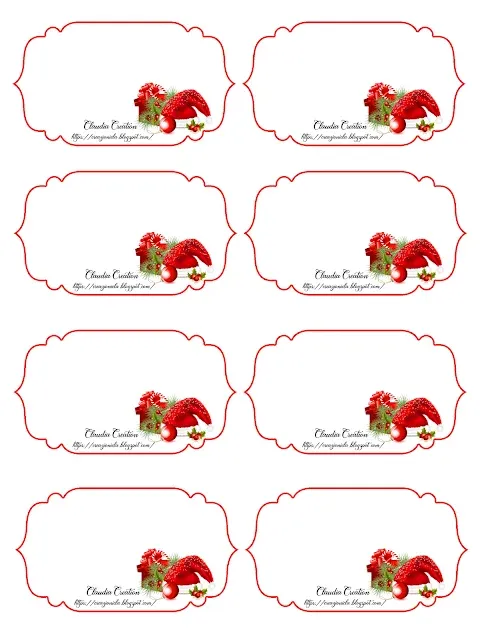Etichette per Natale