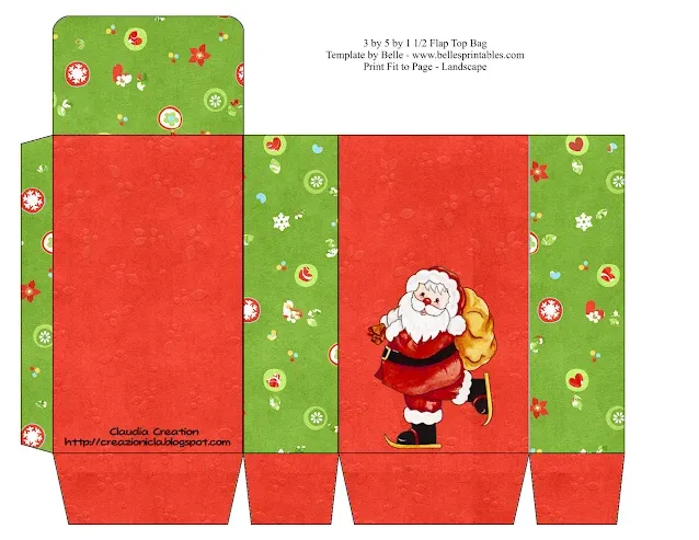 Sacchettini porta caramelle natalizi