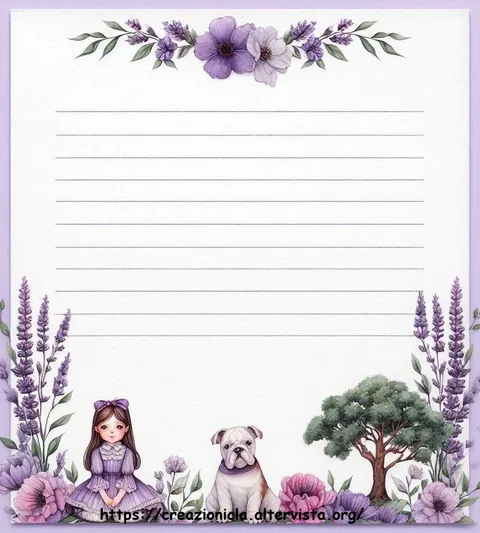 Carta da lettere stampabile