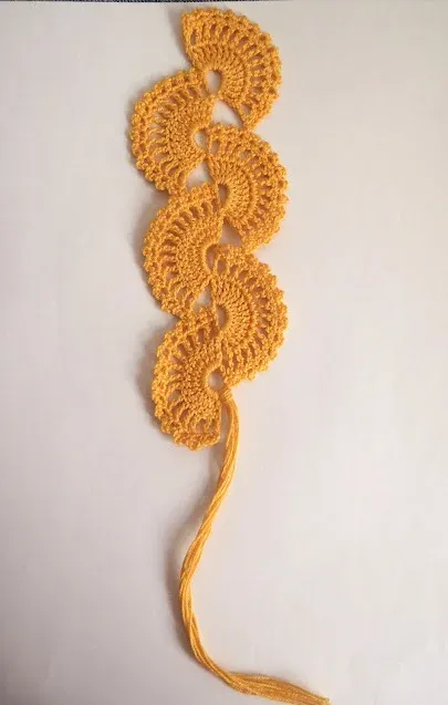 Segnalibro all'uncinetto