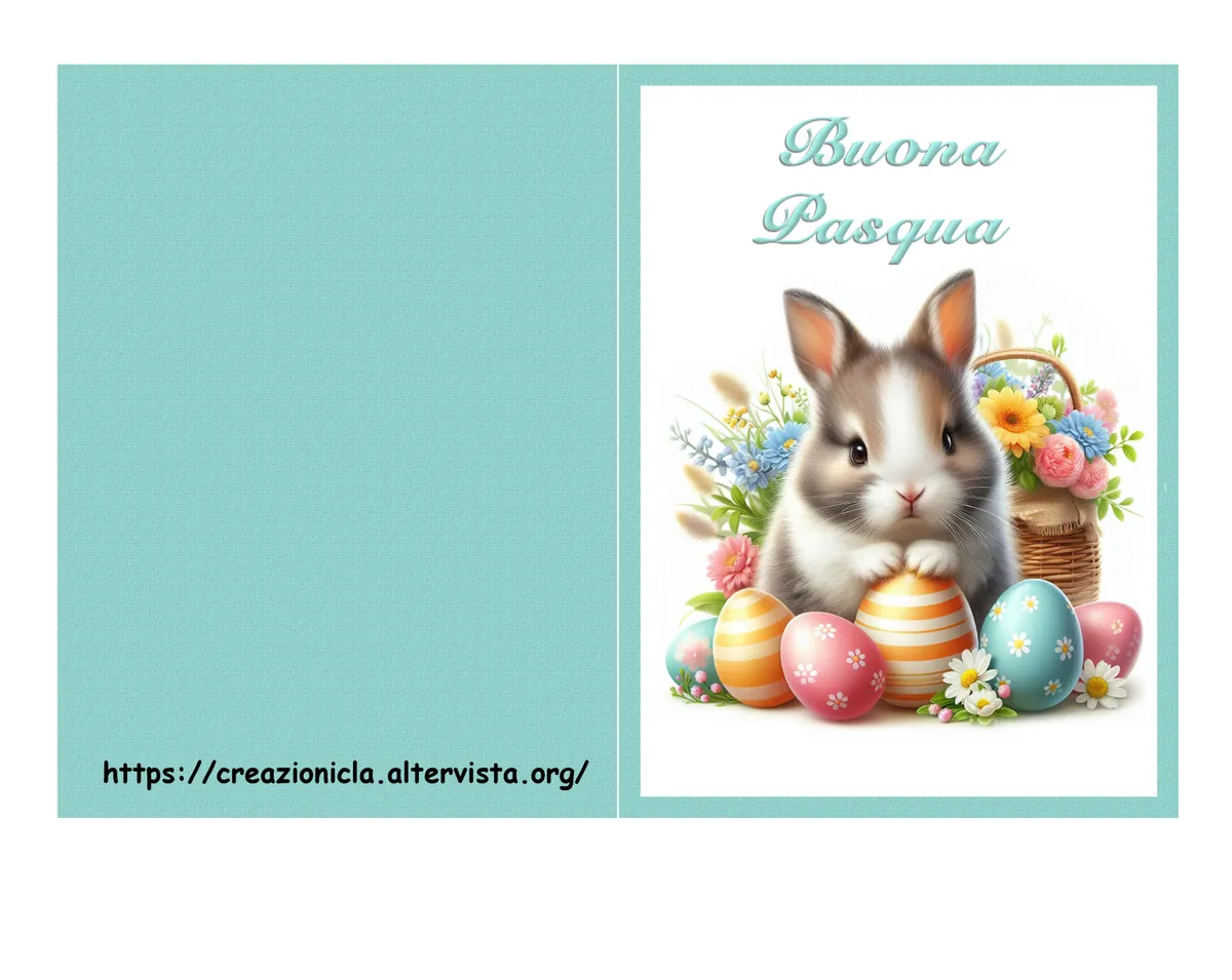 Biglietto d'auguri Pasqua