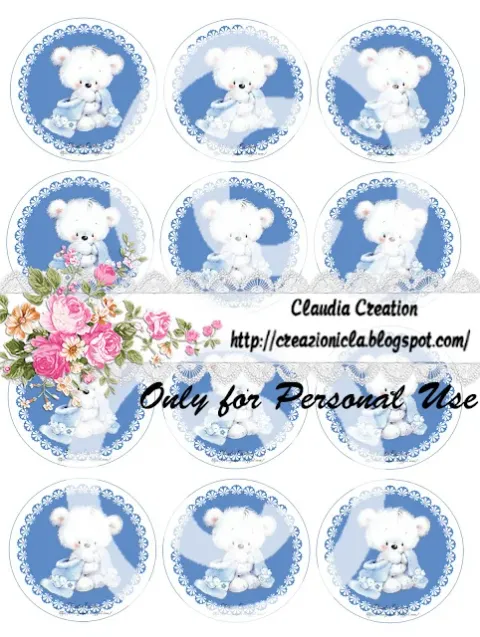 Etichette stampabili Baby