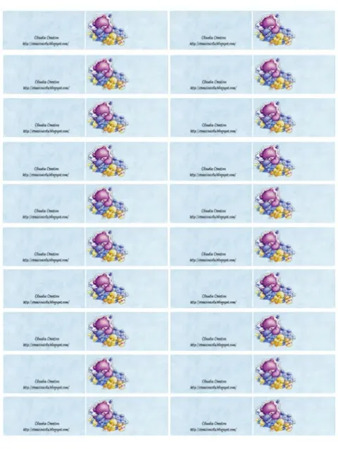 Bigliettini per bomboniere