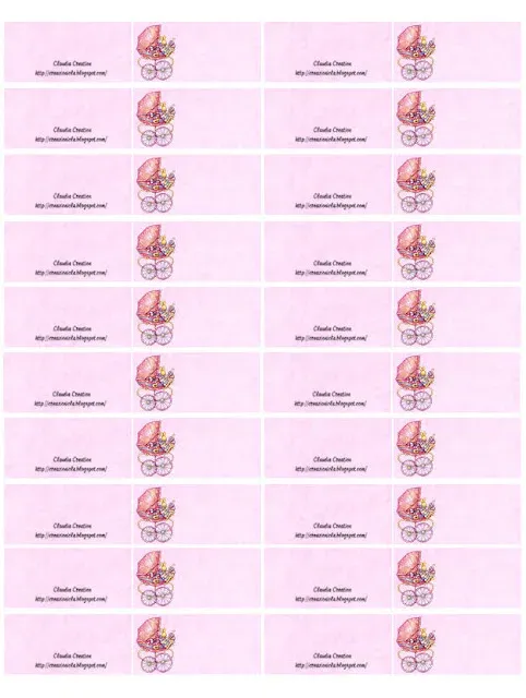 Bigliettini bomboniera Battesimo -nascita