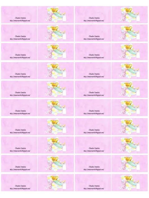 Bigliettini bomboniere Baby