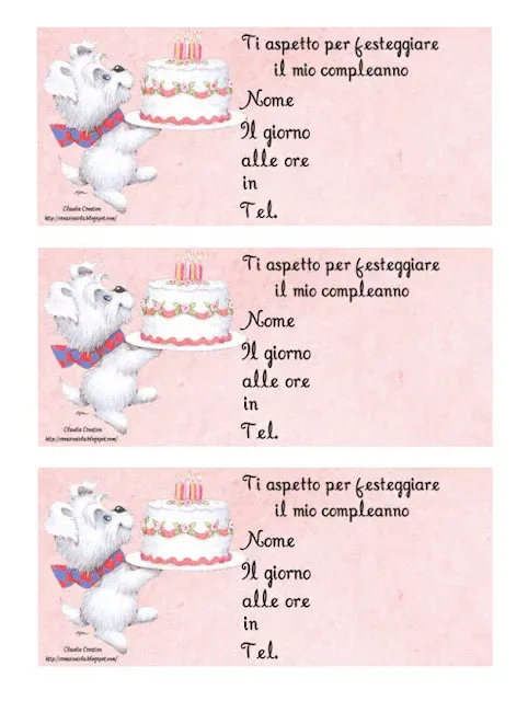 Inviti festa femminuccie