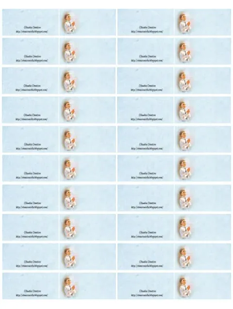 Bigliettini per bomboniere Comunione o Cresima