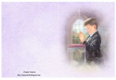 Set Comunione bimbo: Card invito, biglietti invito ristorante, bigliettini bomboniere