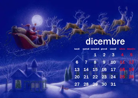 Calendari per il Desktop dicembre