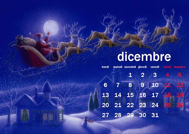 Calendari per il Desktop dicembre