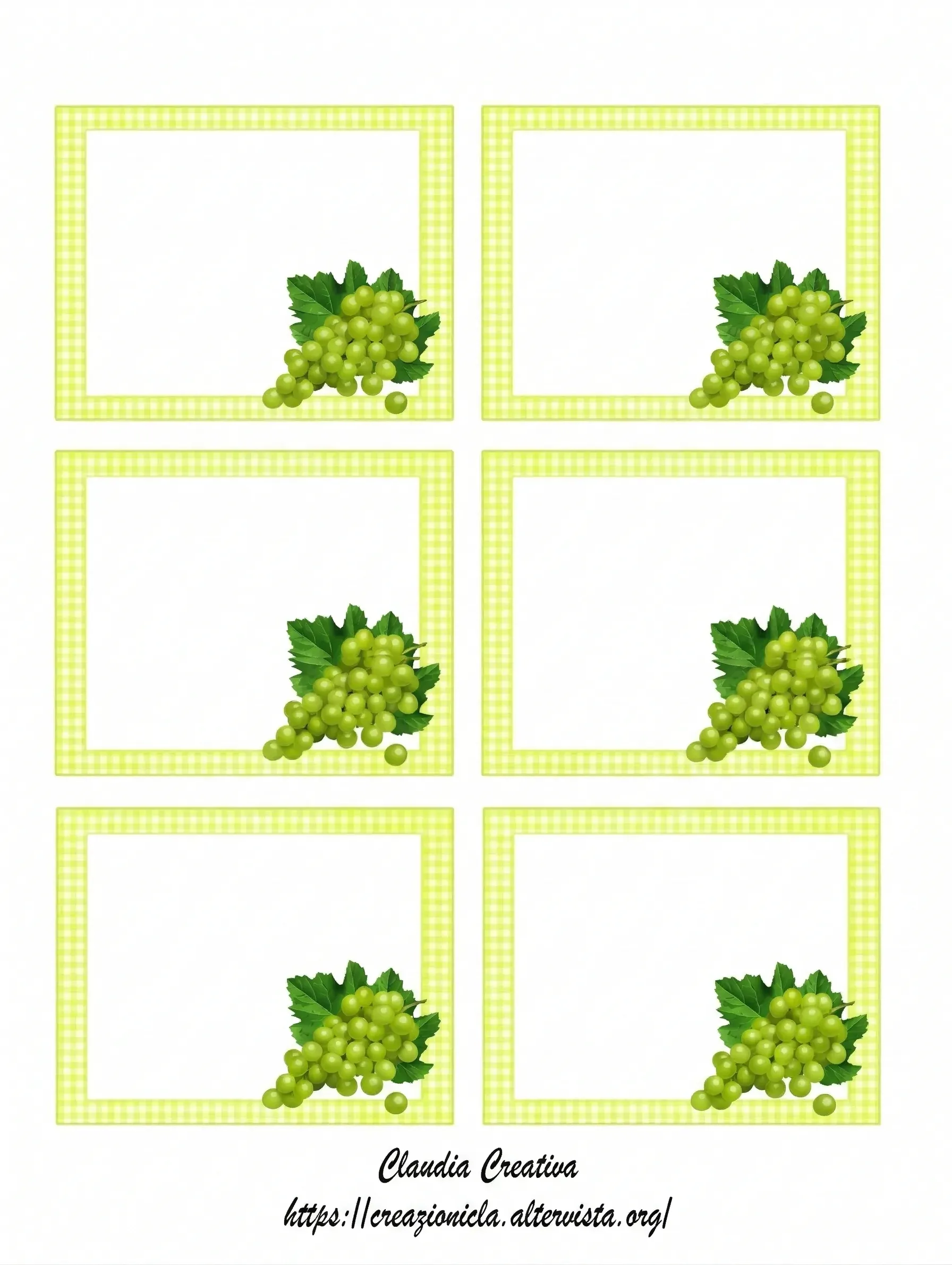 Etichette per vino stampabili