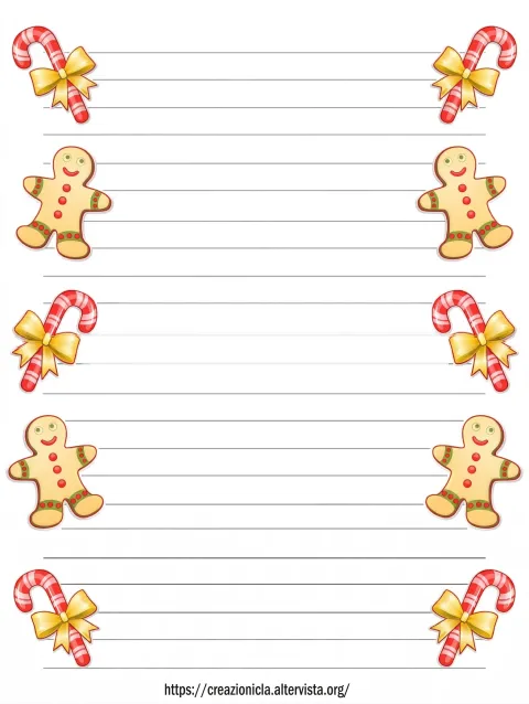 Carta da lettere Natale