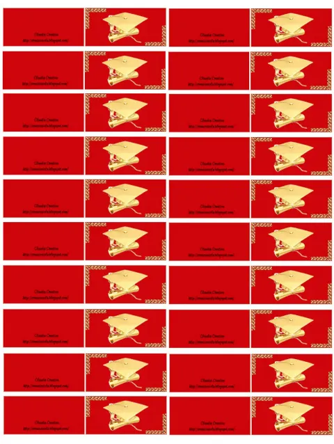 Bigliettini bomboniere laurea