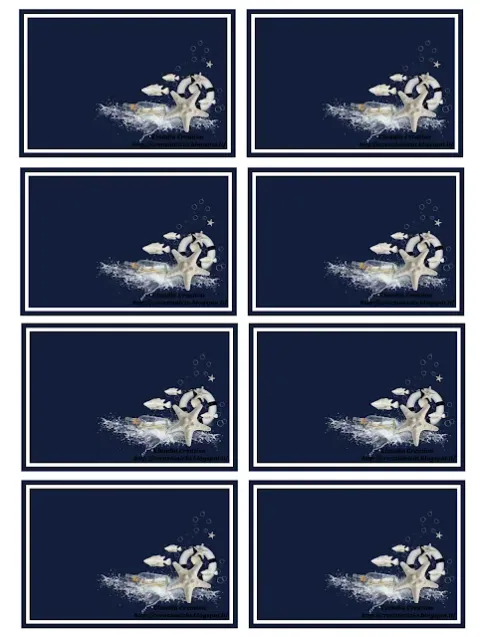 Etichette stile marino