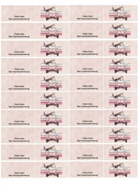 Bigliettini bomboniere