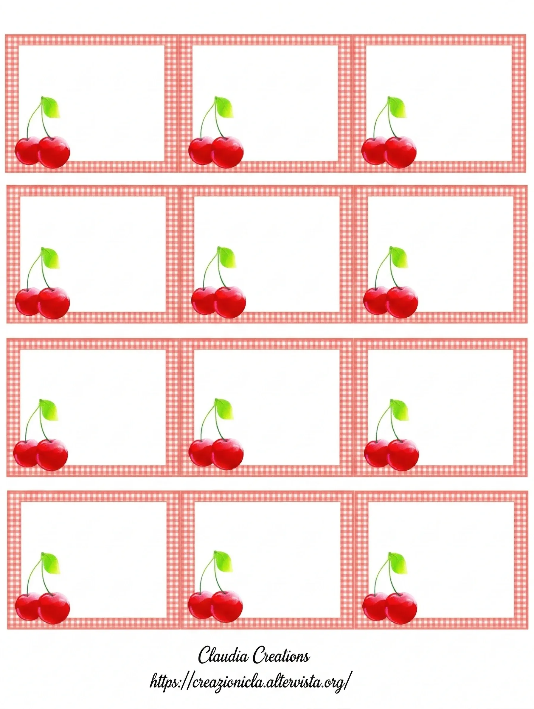 Etichette marmellate, grandi