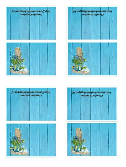 Segnaposti stampabili