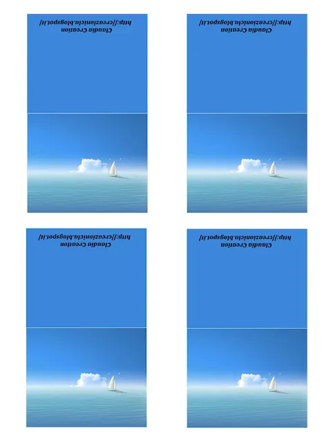 Segnaposto tema mare