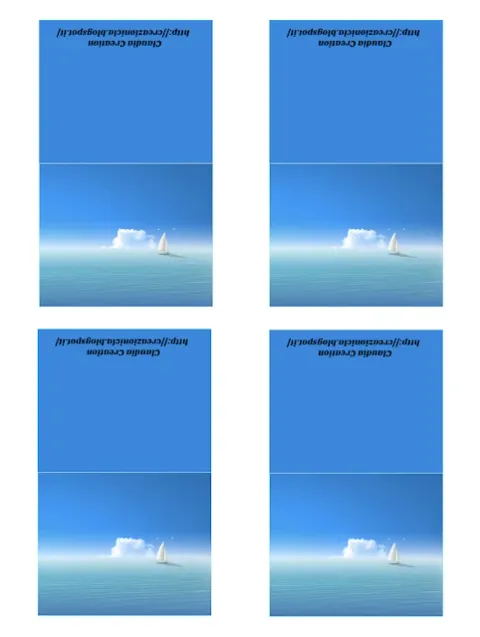 Segnaposto tema mare