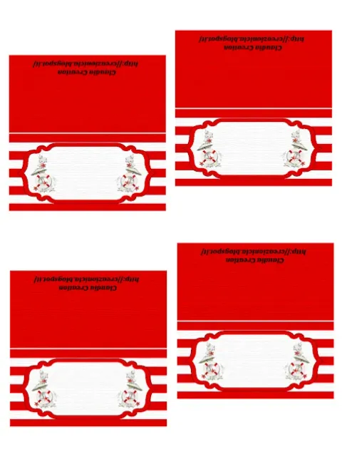 Segnaposti stampabili