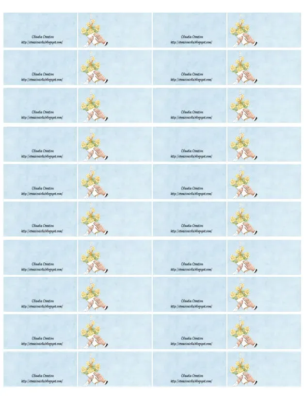 Bigliettini bomboniere per Matrimonio