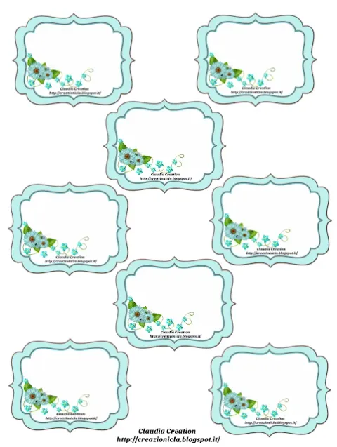 Etichette stampabili