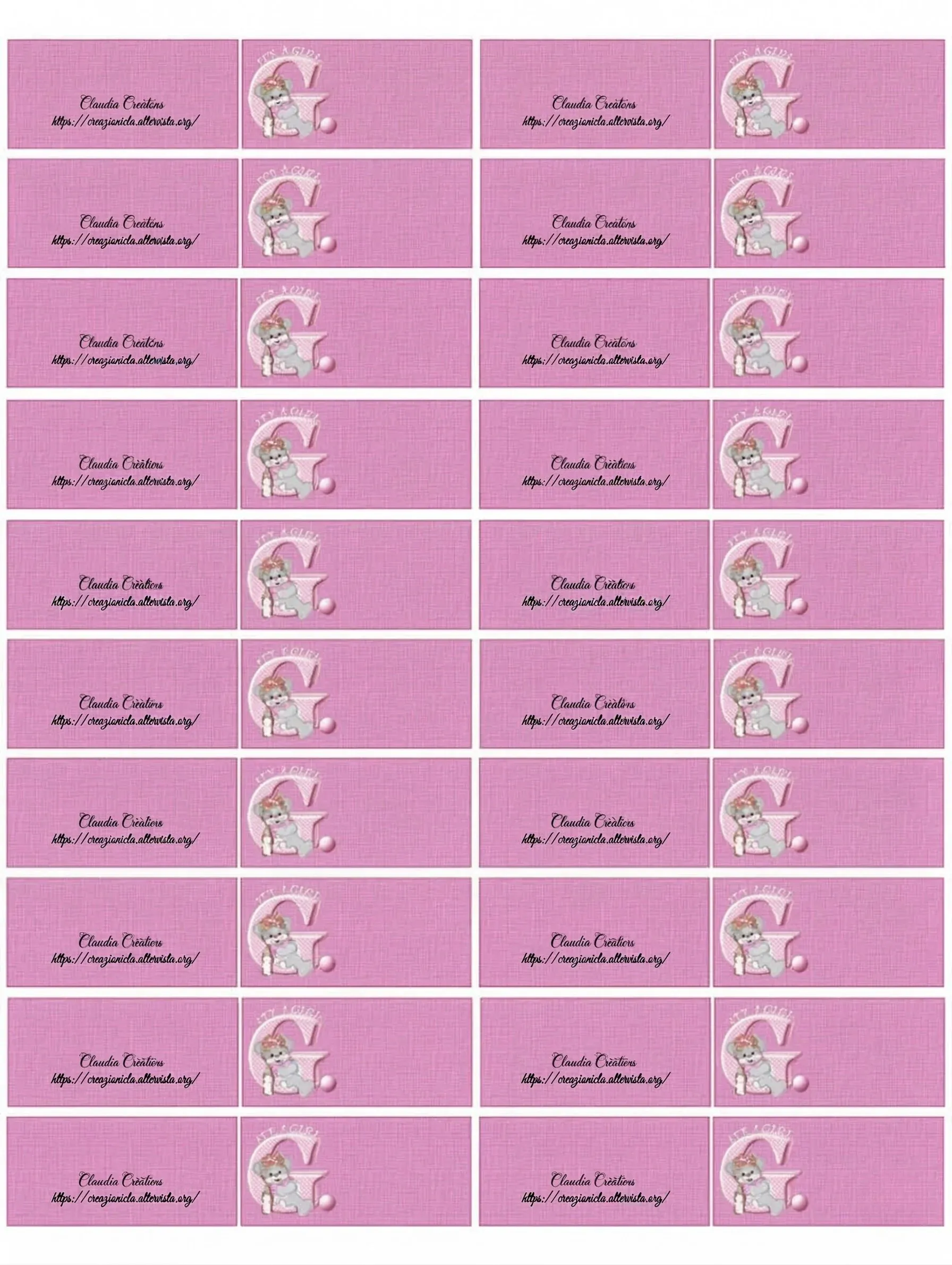 Bigliettini bomboniere