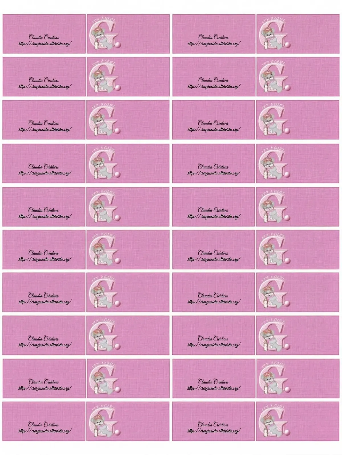 Bigliettini bomboniere