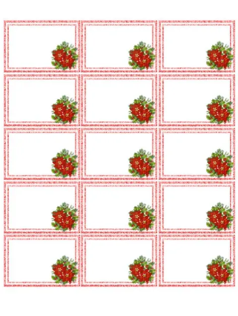 Etichette di Natale 2