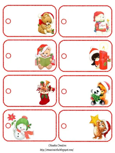 Etichette per Natale 6