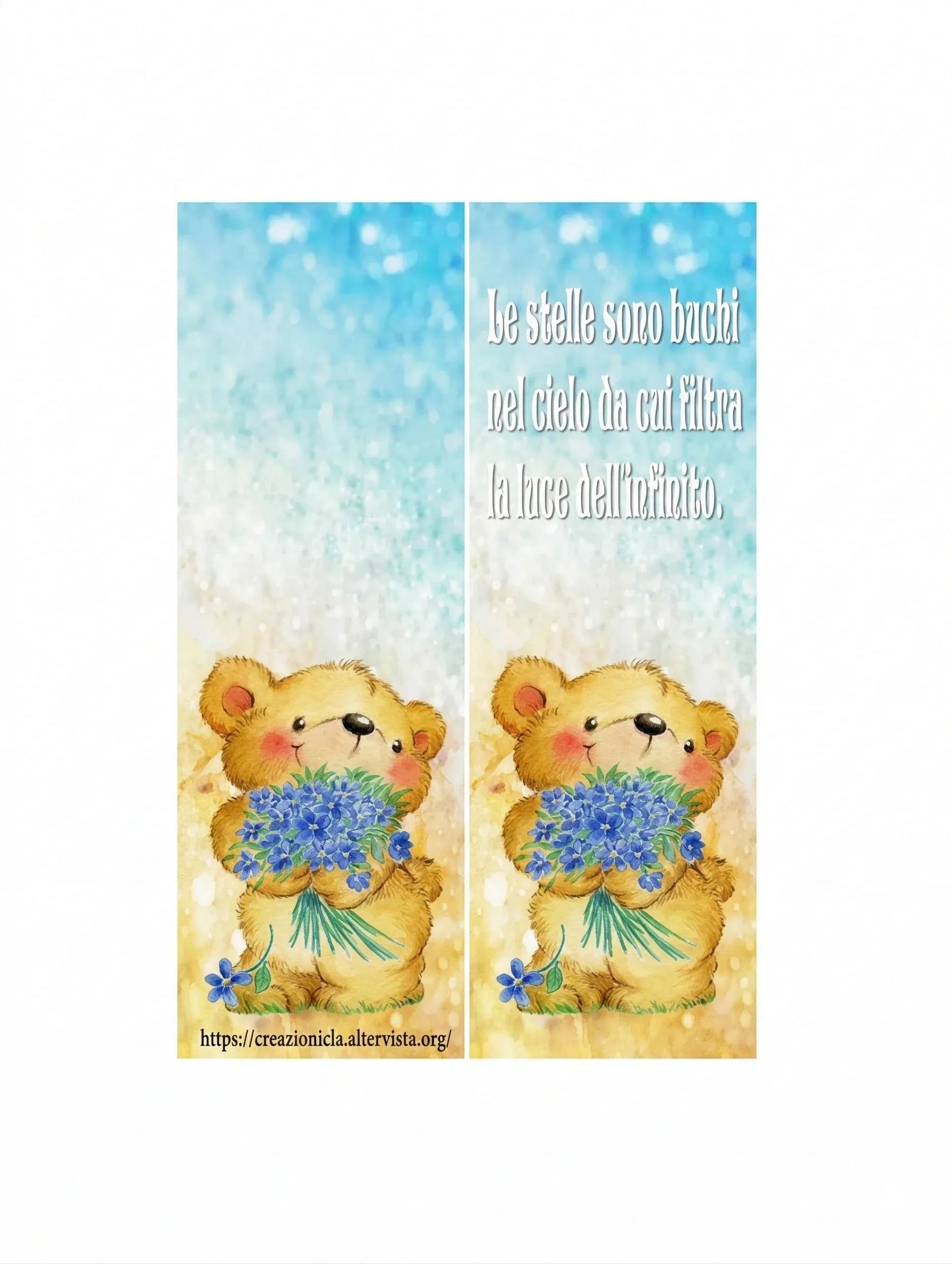 Segnalibri stampabili